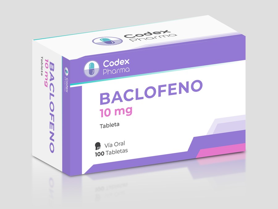 Empaque de Baclofeno 10 mg en tabletas